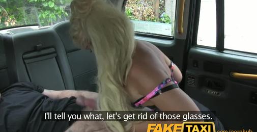 FakeTaxi Chunky blonde with big tits and big arse